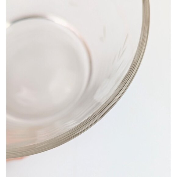 1960s Princess House Heritage Blown Glass Ice Bucket Heavy Cut Glass MCM Decor - Picture 6 of 6